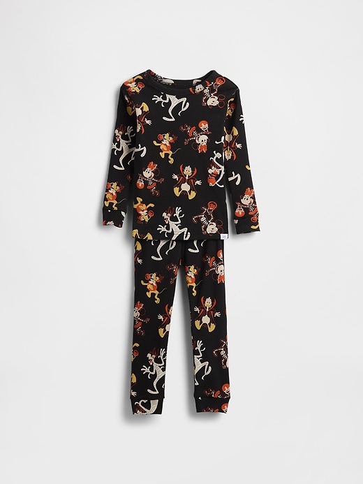Image number 1 showing, Gap × Disney Baby & Toddler Organic Brushed Cotton Halloween PJ Set