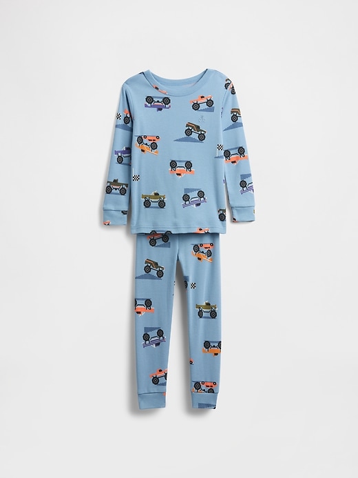 Image number 1 showing, Baby & Toddler Organic Brushed Cotton PJ Set