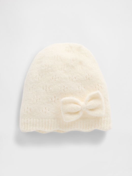Image number 1 showing, Baby & Toddler Pointelle Bow Beanie
