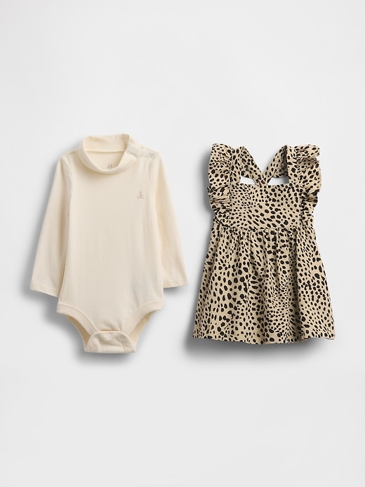 Image number 1 showing, Baby Corduroy Skirtall Outfit Set