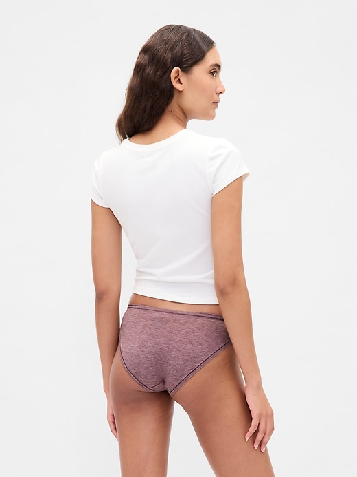 L'image numéro 2 présente Culotte bikini respirante