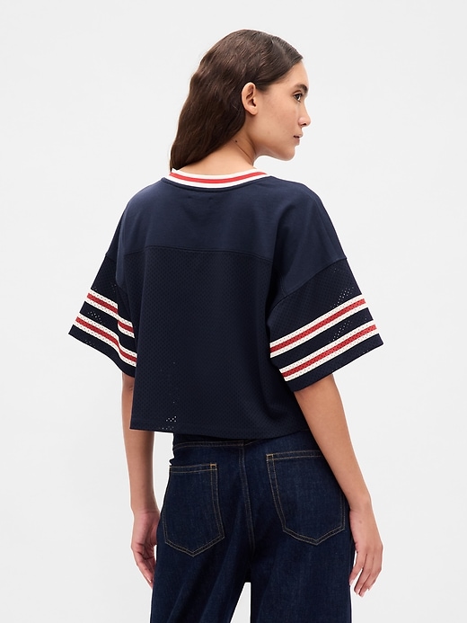 Image number 3 showing, Organic Cotton Crop Jersey T-Shirt