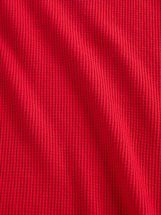 Image number 5 showing, Waffle Wide-Leg PJ Pants