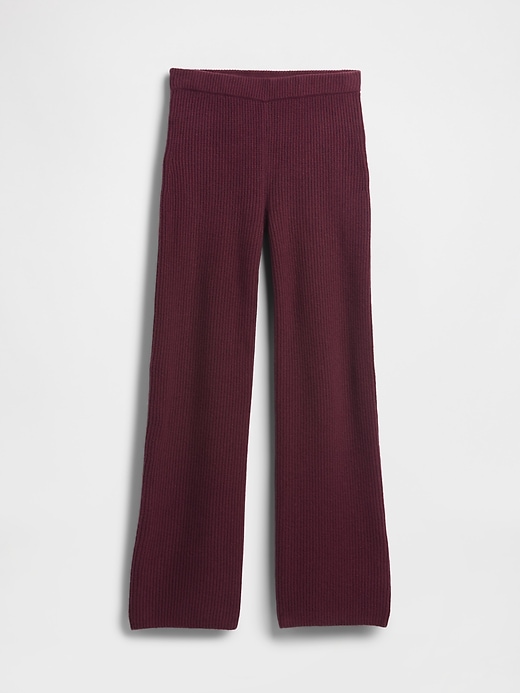 Image number 6 showing, CashSoft Shaker-Stitch Sweater Pants
