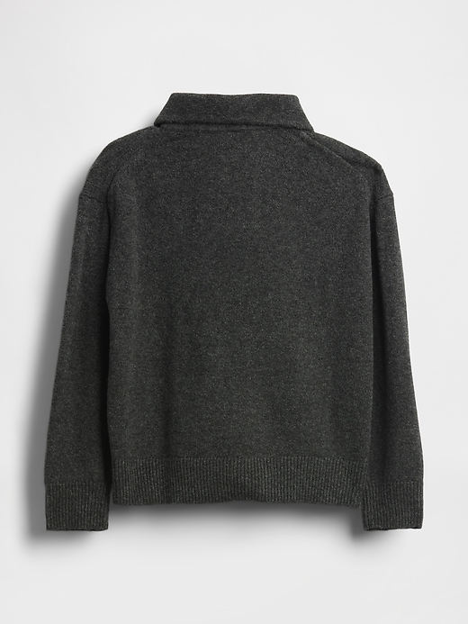 Image number 2 showing, Baby & Toddler CashSoft Polo Sweater