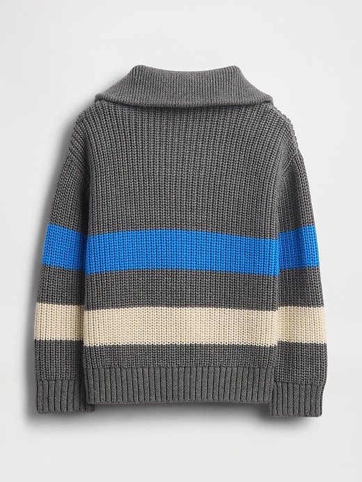 Image number 2 showing, Baby & Toddler Quarter-Zip Sweater