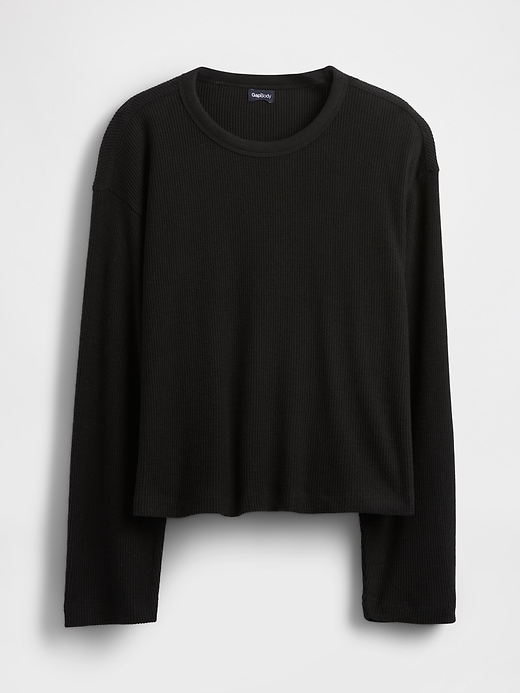 Image number 5 showing, Waffle Crop PJ Top