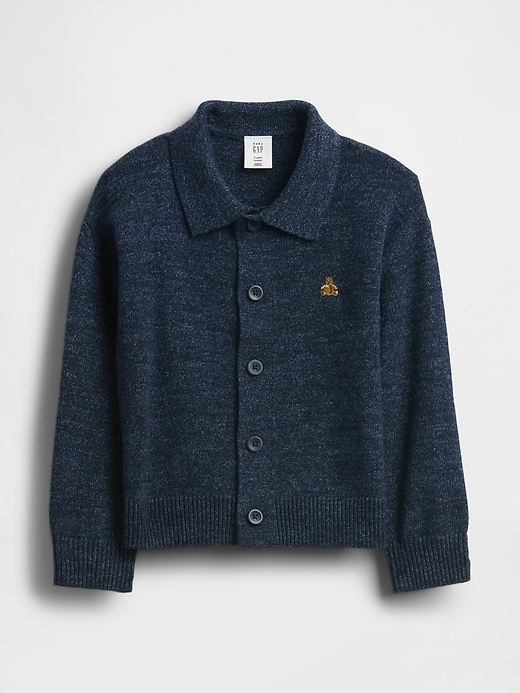 Image number 1 showing, Baby & Toddler Collared Button-Front Sweater