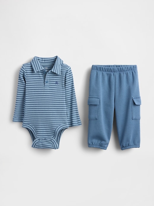 Image number 1 showing, Baby TinyRib Bodysuit Outfit Set