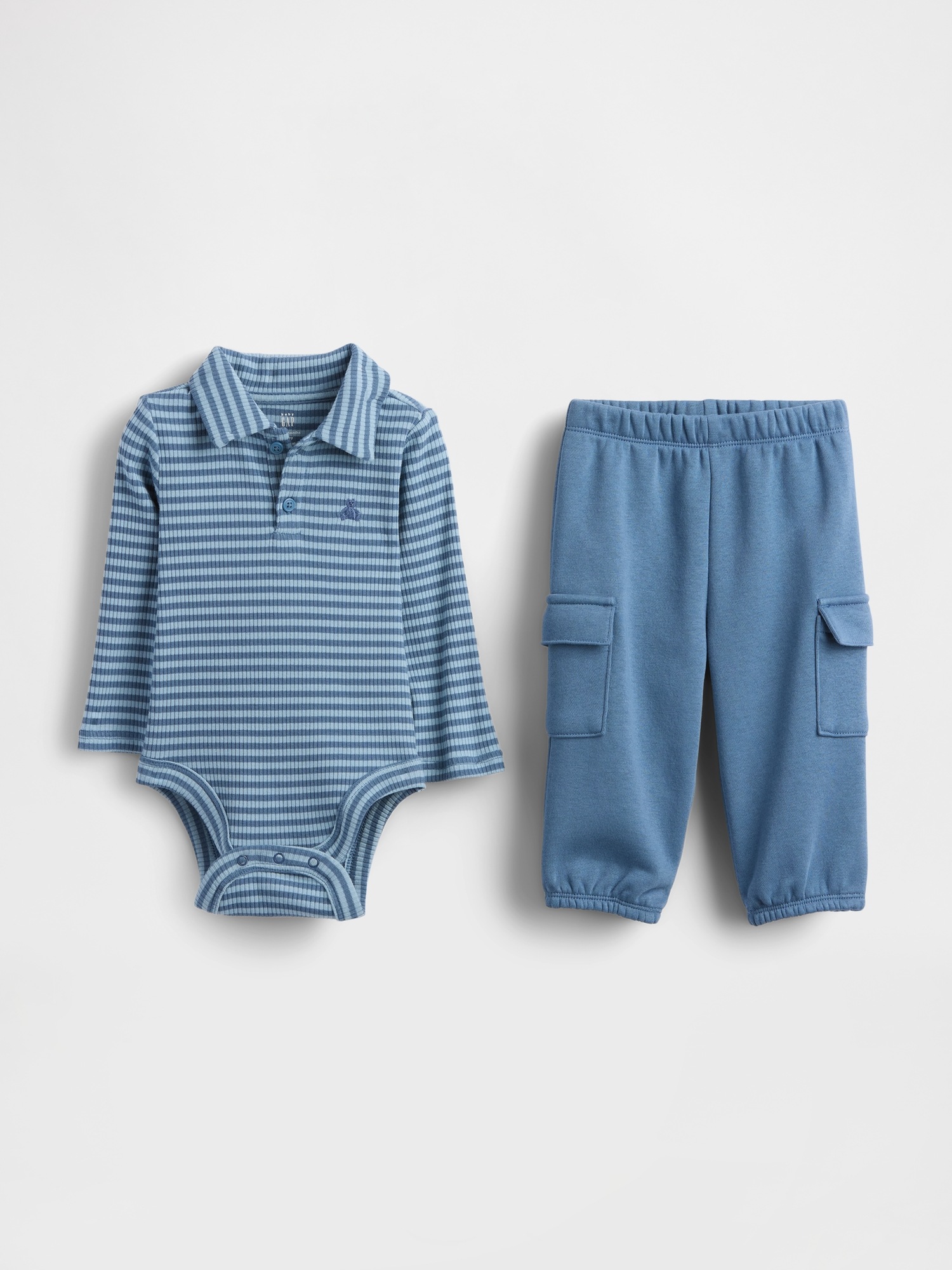 Baby TinyRib Bodysuit Outfit Set