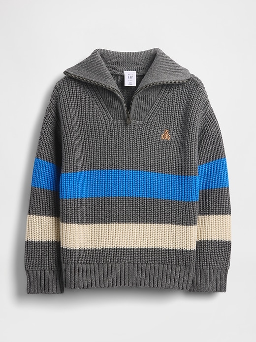 Image number 1 showing, Baby & Toddler Quarter-Zip Sweater