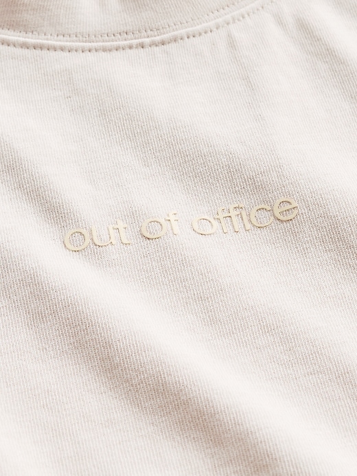 L'image numéro 4 présente T-shirt imprimé court en coton biologique VintageDoux Gap × BÉIS