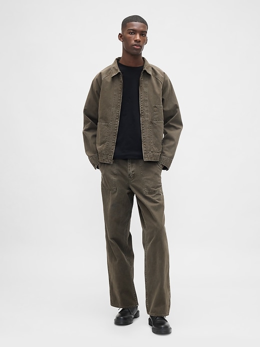 Image number 1 showing, Canvas Baggy Carpenter Jeans