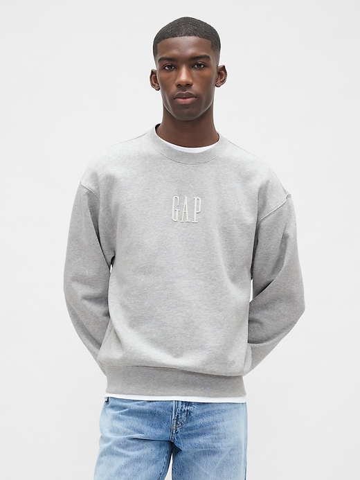 Image number 1 showing, Heavyweight Oversized Logo Sweatshirt