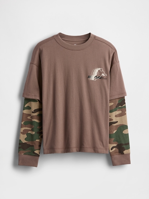 Image number 1 showing, Kids 2-in-1 Graphic T-Shirt