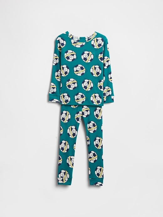 Image number 1 showing, Baby & Toddler Organic Brushed Cotton PJ Set