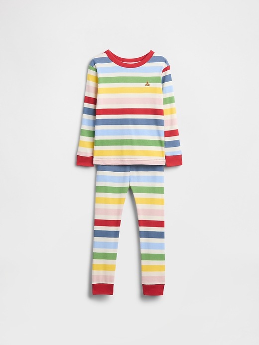 Image number 1 showing, Baby & Toddler Organic Brushed Cotton PJ Set