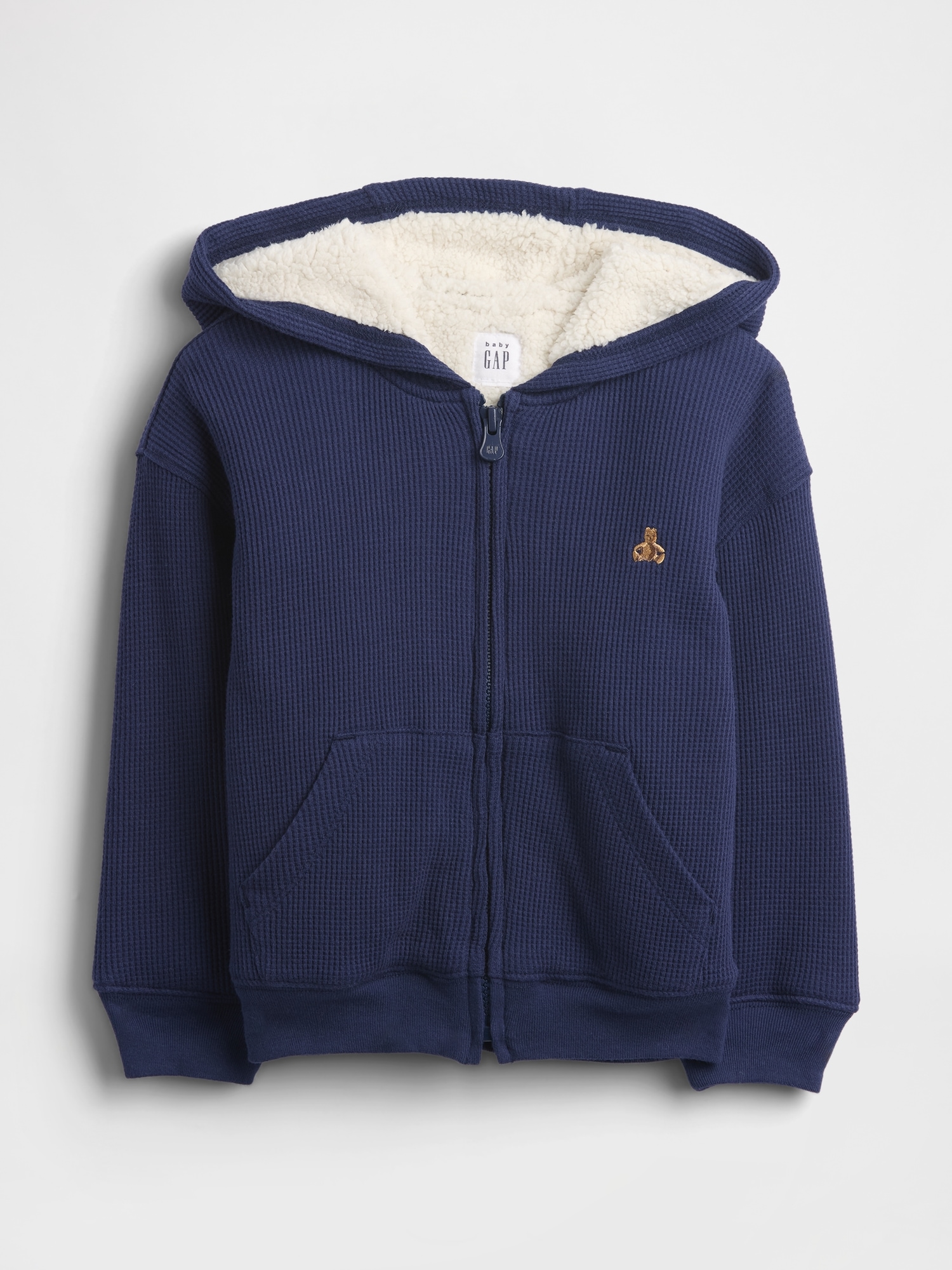 VESTE À CAPUCHON ISOTHERME DOUBLÉE EN SHERPA POUR BÉBÉ ET TOUT-PETIT