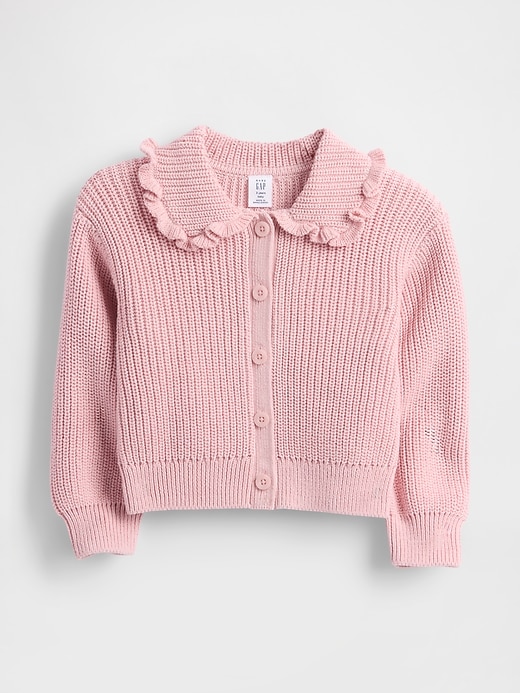 Image number 1 showing, Baby & Toddler Collared Cardigan Sweater