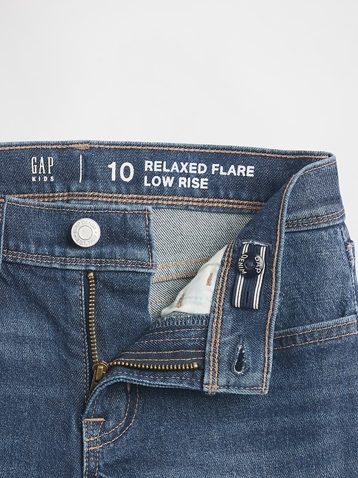 Image number 5 showing, Kids Low Rise Relaxed Flare Jeans