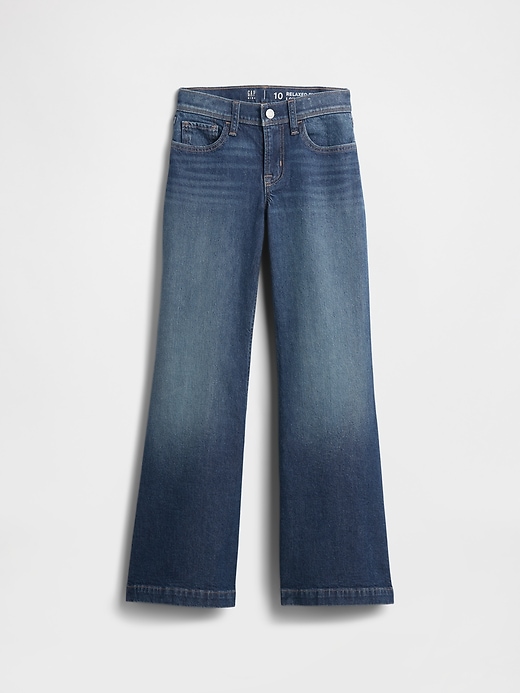 Image number 2 showing, Kids Low Rise Relaxed Flare Jeans