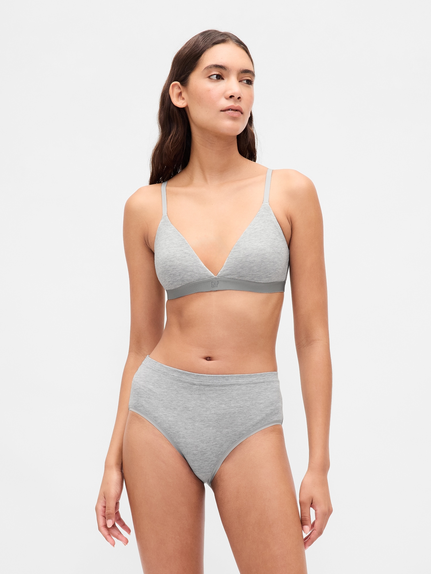 Organic Stretch Cotton High Rise Bikini