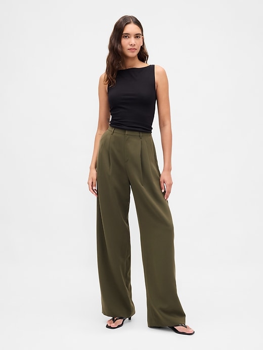 Image number 1 showing, 365 High Rise Pleated Trousers