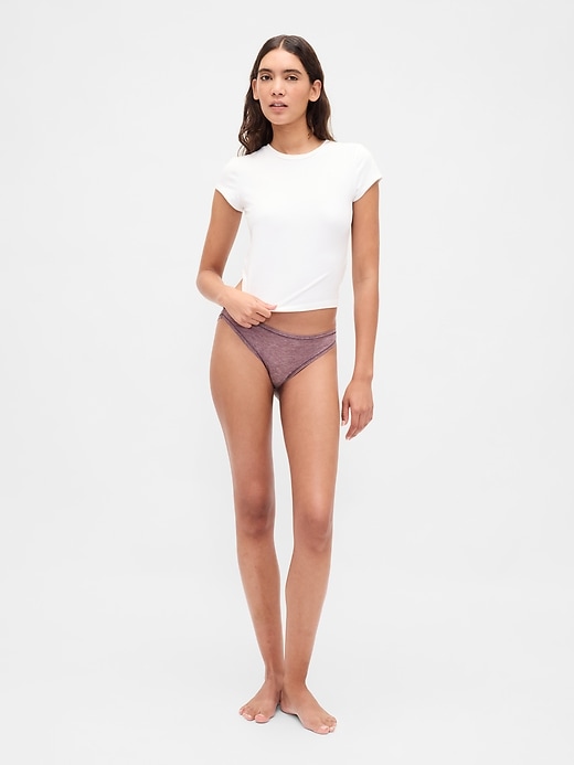 L'image numéro 3 présente Culotte bikini respirante