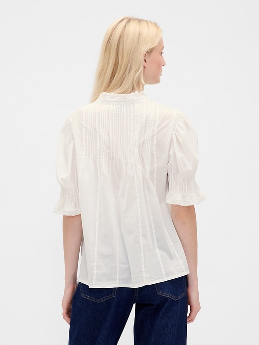 Image number 3 showing, Ruffle Pintuck Shirt