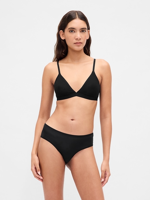 Image number 1 showing, Organic Stretch Cotton Triangle Bra