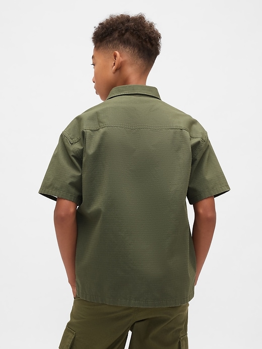 Image number 3 showing, Kids Ripstop Utility Shirt