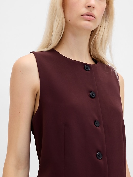 Image number 4 showing, High-Neck Vest