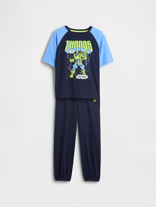 Image number 1 showing, Kids Marvel Recycled PJ Jogger Set