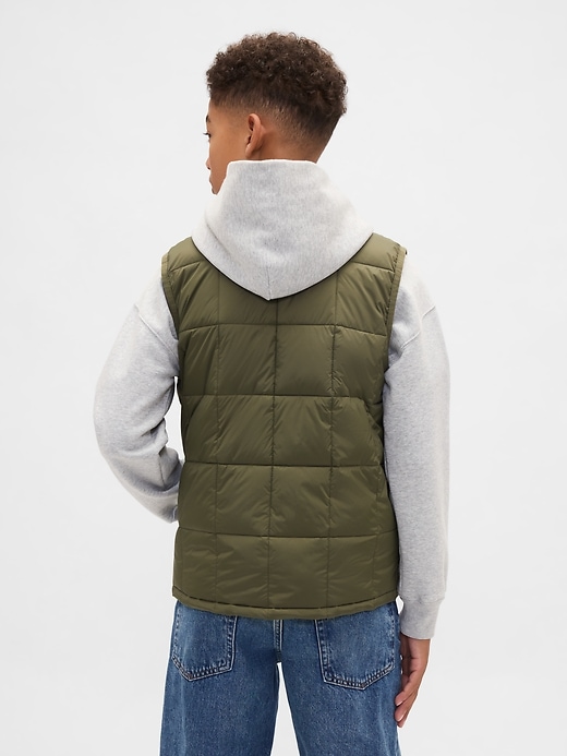 Image number 3 showing, Kids Recycled Lightweight Puffer Vest