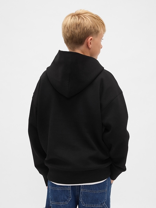 Image number 3 showing, Kids GapFit Tech Quick-Dry Logo Hoodie