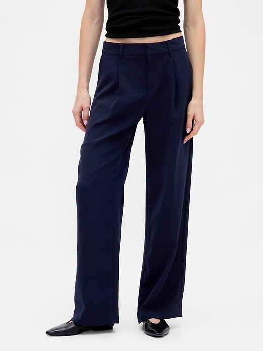 Image number 2 showing, 365 Low Rise Pleated Wide-Leg Trousers