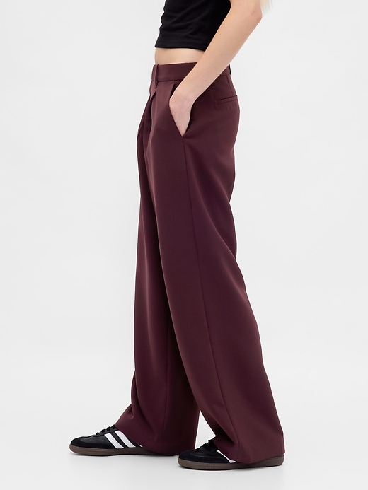 Image number 3 showing, 365 Low Rise Pleated Wide-Leg Trousers