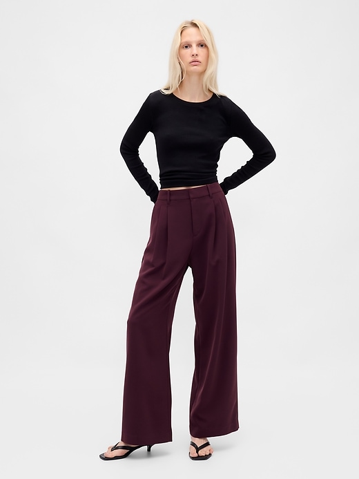 Image number 8 showing, 365 High Rise Pleated Trousers