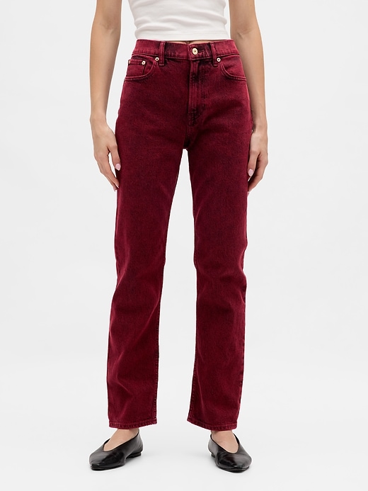 Image number 2 showing, High Rise '90s Straight Jeans