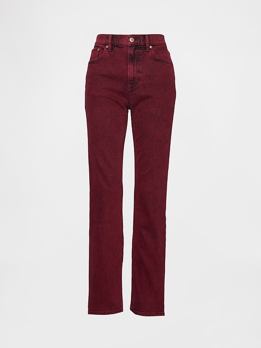 Image number 7 showing, High Rise '90s Straight Jeans