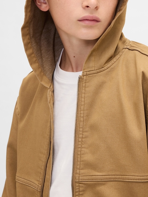 Image number 6 showing, Kids Knit Denim Jacket