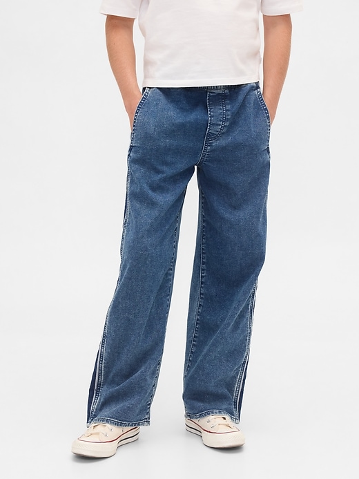 Image number 3 showing, Kids Knit Relaxed Easy Jeans