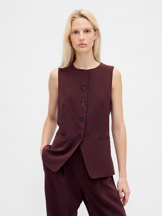 High-Neck Vest | Gap