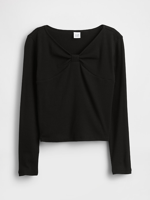 Image number 2 showing, Kids Bow-Neck T-Shirt