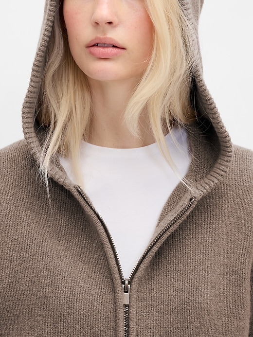 Image number 4 showing, CashSoft Sweater Zip Hoodie