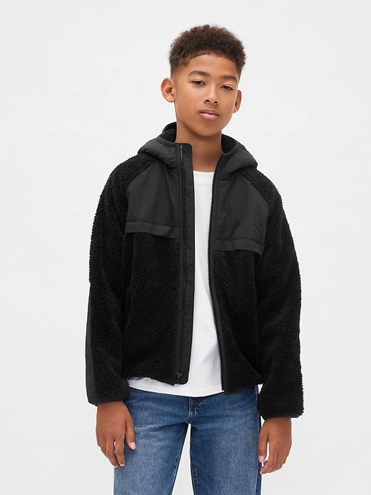 Image number 1 showing, Kids Sherpa Jacket