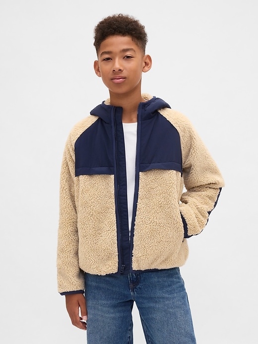 Image number 1 showing, Kids Sherpa Jacket