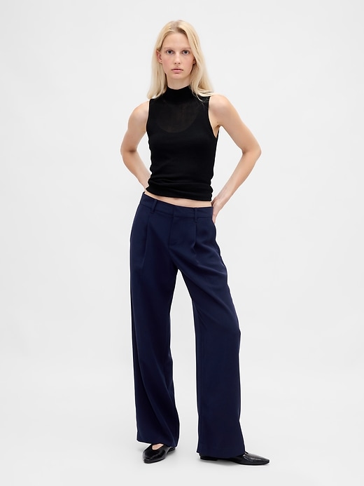 Image number 1 showing, 365 Low Rise Pleated Wide-Leg Trousers