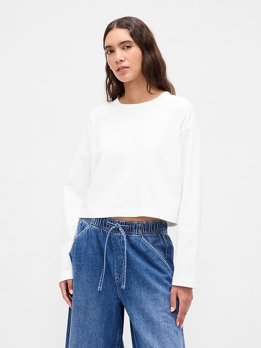 Image number 1 showing, Heavyweight Crop T-Shirt