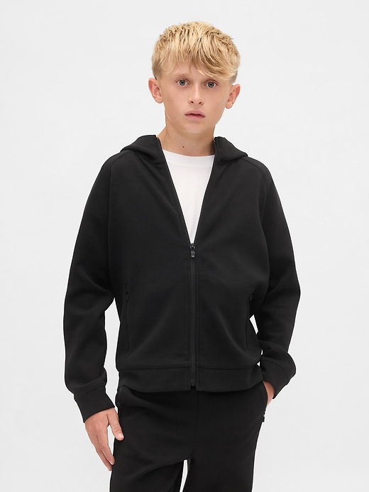 Image number 1 showing, Kids GapFit Tech Quick-Dry Zip Hoodie